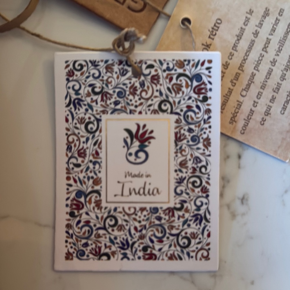 Made in India Decorative Tag